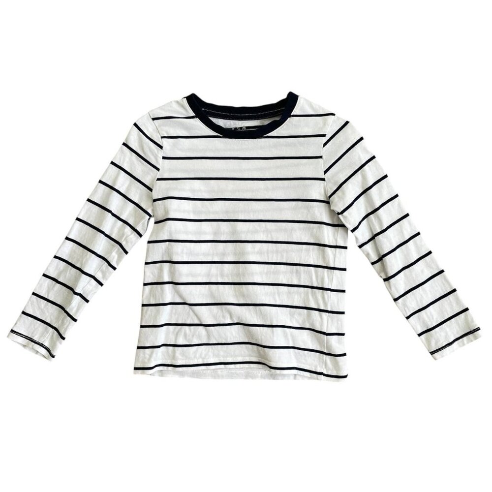 C&A Kids Striped Long Sleeve Tee, white